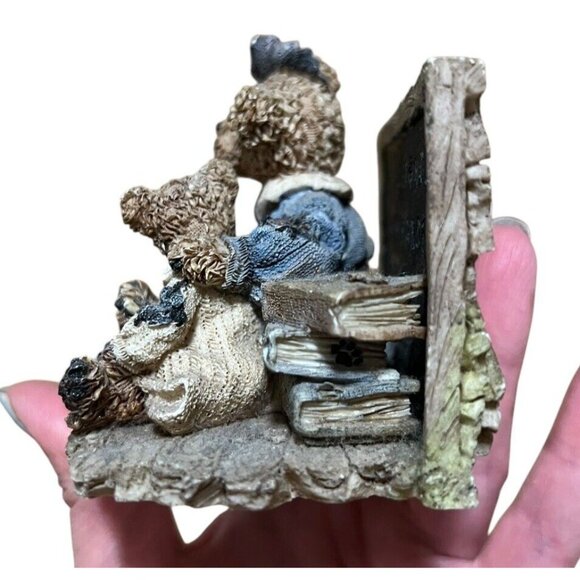 Boyds Bears & Friends Figurine Miss Bruin & Bailey... The Lesson VTG - Picture 2 of 6